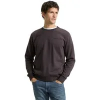 TOM TAILOR Sweatshirt mit Logo Stickerei