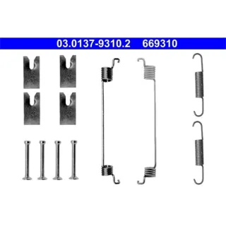 ATE Bremsbacken-Montagesatz hinten Citroen Fiat Lancia Opel Peugeot