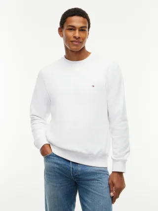ESSENTIAL FLEECE CREWNECK White - Gr. - S
