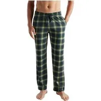 CECEBA Schlafhose CECEBA Herren Lange-Hose grün kariert (1-tlg)