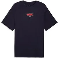 PUMA T-Shirt ESS LOGO LAB RELAXED STORY 1 TEE lockere Passform, Kurzarm, Rundhalsausschnitt, sportlicher Stil