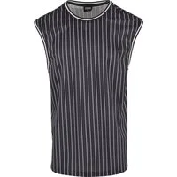 URBAN CLASSICS Tanktop Urban Classics Striped Mesh Tanktop (1-tlg)