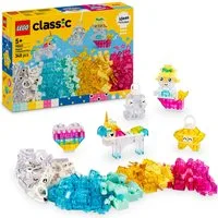 LEGO® Zauberbox mit durchsichtigen Steinen (11040), LEGO® Classic Konstruktionsspielsteine, (340 St), Made in Europe