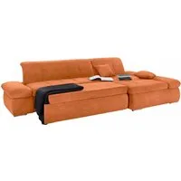 DOMO collection Ecksofa NMORIC XXL, 300x172x80cm, L-Form, wahlweise mit Bettfunktion und Armlehnverstellung