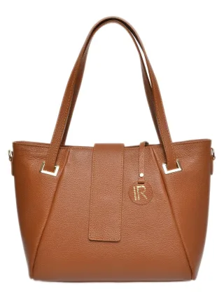 Isabella Rhea Braun Rindsledertasche