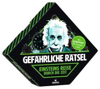 moses. Gefährliche Rätsel - Einsteins Reise durch die Zeit l 56 x Denksport für Escape-Fans l Nervenaufreibende Knobeleien mit Story-Charakter ab 12 Jahren