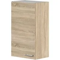 Flex-Well Hängeschrank Hochhängeschrank Küche - 50 x 89 cm breit - Sonoma Eiche – Salerno