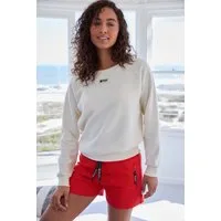 Bench. Loungewear Sweatshorts mit seitlichen Schlitz und Reißverschlusstaschen, Loungewear