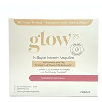 Glow25 glow25 Kollagen Intensiv Ampullen Ampullen, 750 ml, Glutenfrei – Lactosefrei – ohne Farbstoffe