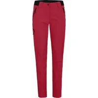 Bergson Outdoorhose VIDAA COMFORT (slim) Damen Wanderhose, leicht, strapazierfähig, Normalgrößen, rot