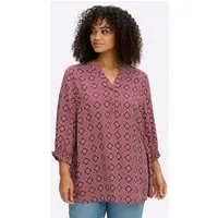 Sheego Klassische Bluse Tunika 3/4-Arm