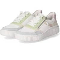Remonte Remonte D3E05-82 Damen Leder und Synthetik white Schnürschuh