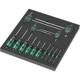 Wera 9712 Schaumstoffeinlage TORX HF Schraubendreher Set 1, 14-teilig - 05150103001