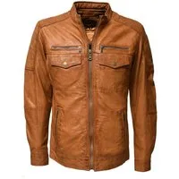 Zimmert Leather Lederjacke Ray washed, Lammnappa Leder