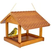 BIRDSOUL Vogelhaus Nordic, Wasserableitendes Design und mit hochwertiger, handwerklicher Optik.