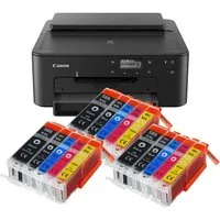 Canon Canon Pixma TS705a Tintenstrahldrucker mit 15 kompatiblen XXL Patronen Tintenstrahldrucker