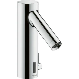 hansgrohe Waschtisch Armatur Axor Starck 10140000 elektronisch, Temperaturregulierung, chrom