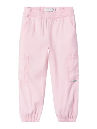 NAME IT - NMFBELLA ROUND TWILL PANT 9347-BU NOOS parfait pink - Gr. - 110
