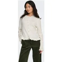 JDY Strickjacke JDYLETTY L/S ON FRILL CARDIGAN KNT NOOS