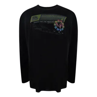 Amiri Langarmshirt Mit Gestapeltem Kreislogo, Schwarz