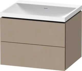 Duravit L-Cube c-shaped Set wandhängend Leinen Matt 600x480x480 mm - LC6950N75750000 LC6950N75750000