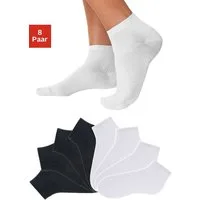 Go in Kurzsocken (Packung, 8-Paar) uni in Basic Farben