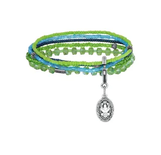 konplott - Armband - Petit Glamour dAfrique blau/grün