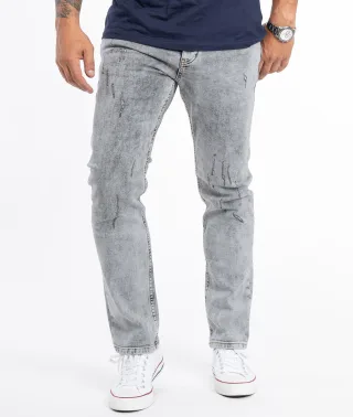 Rock Creek Jeans Straight Cut Grau