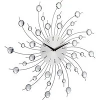 relaxdays Wanduhr XL mit Glitz