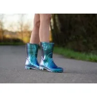 Beck Damen Regenstiefel Glossy Gummistiefel (für trockene Füße bei Nässe und Matschwetter) ein Hingucker für jedes Alter