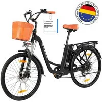 TTGO E-Bike Cityrad 26ST 522WH 14.5Ah E-Cityrad 26 Zoll Pedelec CE Damen und Herren, Heckmotor, 522 Wh, Elektrofahrrad mit Wave-Rahmen Heckmotor