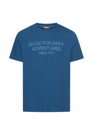 camel active - T-Shirt mit reflektierenden Details indigo blue - Gr. - 3XL