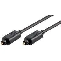 Toslink Kabel schwarz, 2 Meter