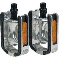 FISCHER Fahrrad Plattformpedale Proline Alu Fahrrad-Pedale Antirutsch Pedal Set (Set, 2-tlg., Pedal Set)