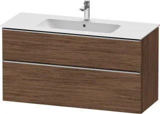 Duravit D-Neo Waschtischunterbau wandhängend Nussbaum dunkel Matt 1210x462x625 mm - DE4364070210000 DE4364070210000