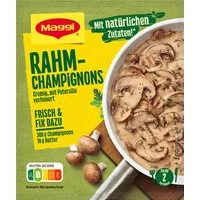 MAGGI Saucen, Maggi Fix fuer Rahm Champignons cremige Sauce einfach zubereiten 36g