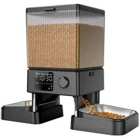 Oneisall Futterspender Oneisall Dual Automatischer Futterspender 5L ohne WLAN