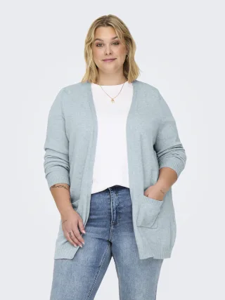 ONLY CARMAKOMA - CARESLY L/S OPEN CARDIGAN KNT NOOS - Gr. - 54