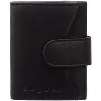 bugatti Kartenetui ALDO Kartenetui Hochformat 49113201 card case schwarz (1 Stück, 1-tlg., B/H/T)ca. 7,5/10/1,5 cm), Hochformat