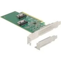 PCI Express 4.0 x16 Karte zu 4 x SFF-8639 NVMe, Controller