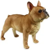 colourliving Tierfigur Hunde Figur Bulldogge Figur stehend, französische Bulldogge, für Hundeliebhaber und Tierfreunde ein Highlight
