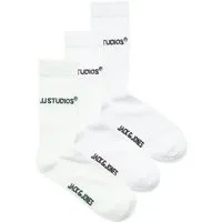 Jack & Jones Freizeitsocken JACSOHO TENNIS SOCKS 3 PACK NOOS (Packung, 3-Paar) mit Logostickerei
