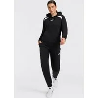 PUMA Trainingsanzug HOODED SWEAT SUIT FL CL (2-tlg), zweiteiliges Set, mit Kapuze, aus Baumwolle und Polyester, Regular Fit