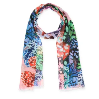 Halsüberkopf Accessoires - Schal, 70cmx180cm, Butterfly rosé - Gr. - OS