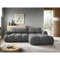 MIRJAN24 Ecksofa Mitto, mit Bettkasten und Schlaffunktion, Ausziehautomatik DL, 270x173x85 cm