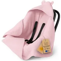Einschlagdecke Musselin – Atmungsaktive Babydecke für Kinderwagen und Autositz, Totsy Baby