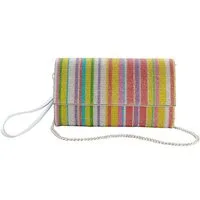 Next Clutch Funkelnde Clutch mit Streifen (1-tlg)