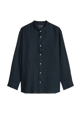 Marc OPolo Casual - Stehkragen-Hemd regular Dark Navy - Gr. - 2XL