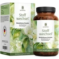 Naturtreu STOFFWECHSEL Kapseln, 120 er 120 St., 65 g, Durchdachte Entwicklung, Vegan, Laborgeprüft, Hochwertige Inhaltstoffe