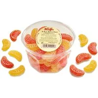 KUEFA Süßigkeit, Küfa A und C Schnitten Fruchtbonbons mit Orange und Zitrone 200g